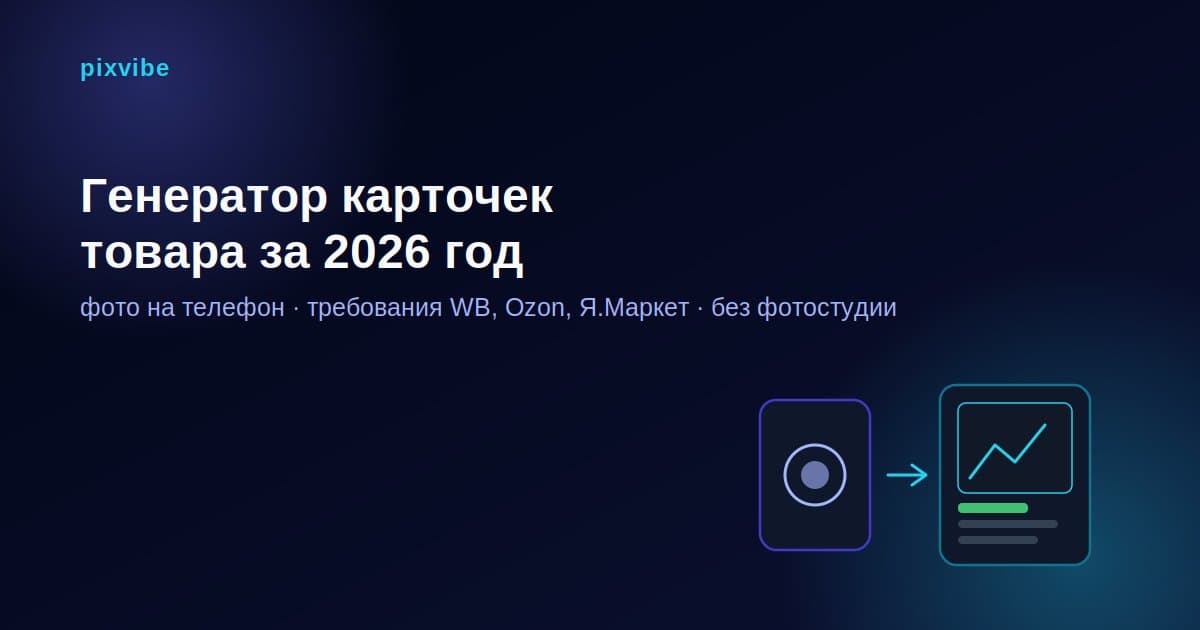 Как сгенерировать карточку товара нейросетью в 2026 году: пошаговый гайд без фотосессии