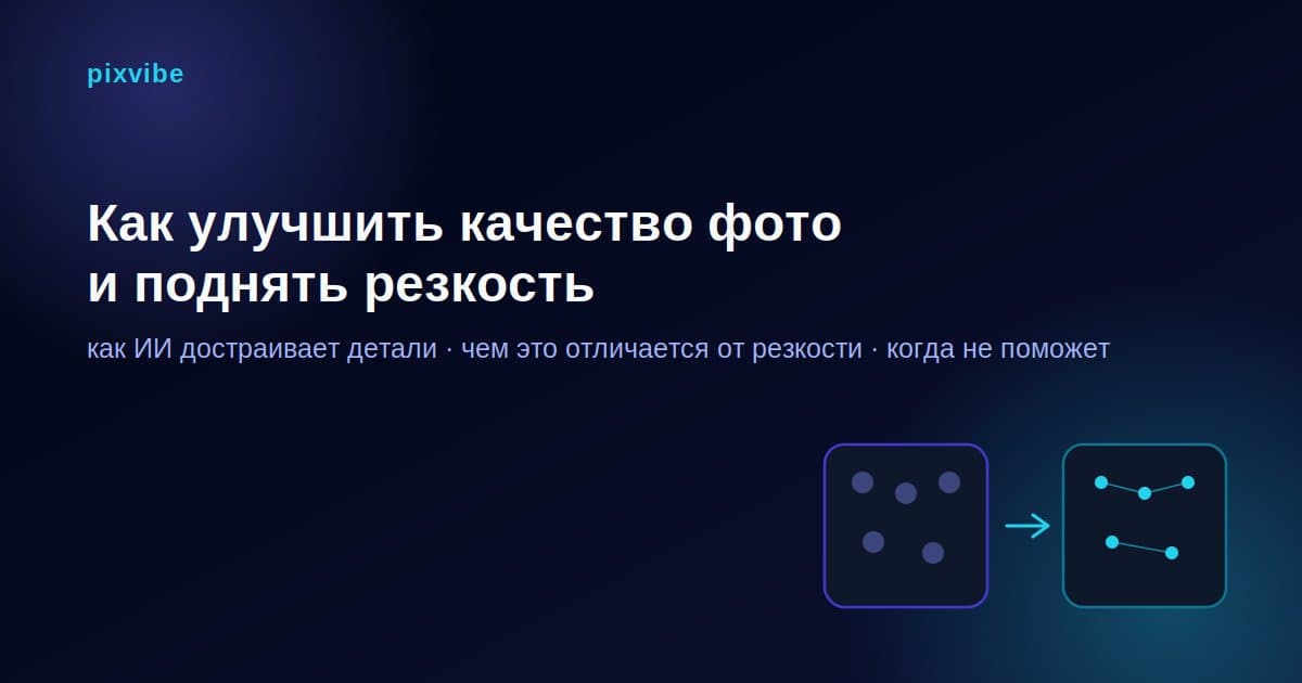 Как улучшить качество фото и поднять резкость: разбираем, что реально работает