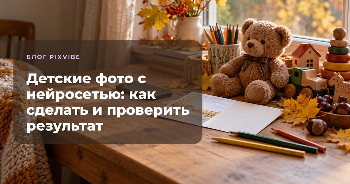 Детские фото с нейросетью в 2026 году: как сделать и проверить результат