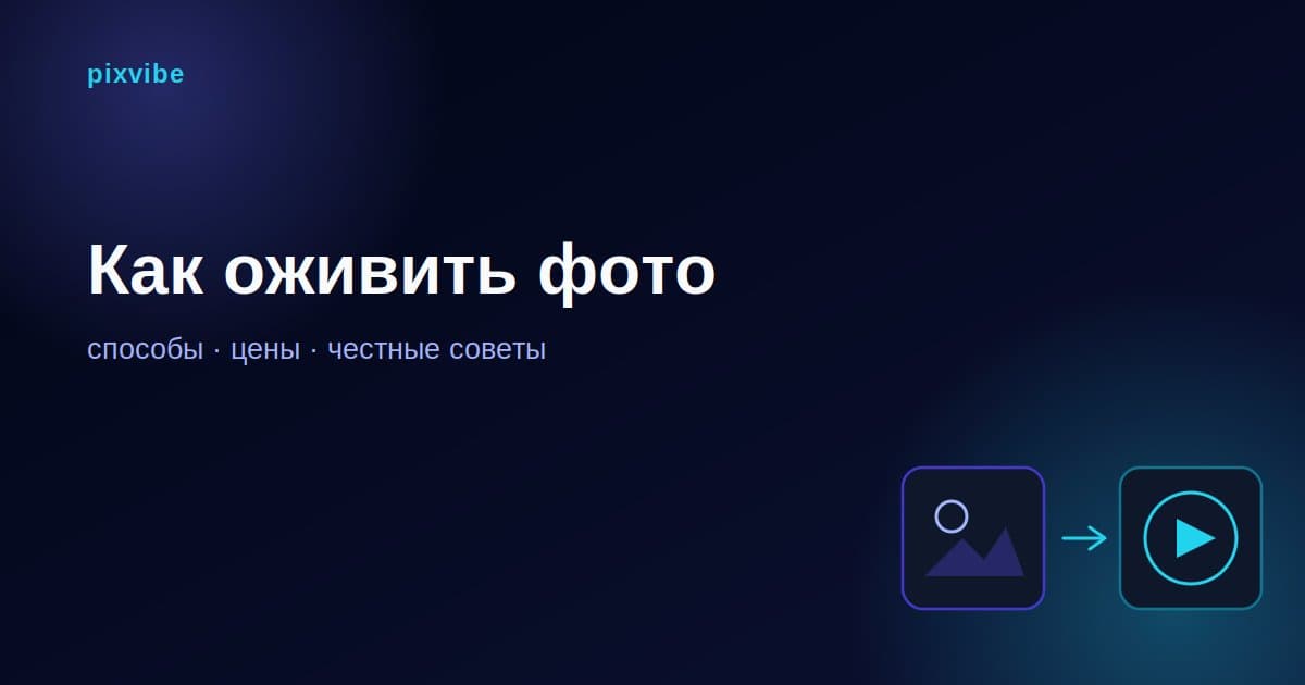 Как оживить фото в 2026 году: от выбора способа до готового видео за пару минут