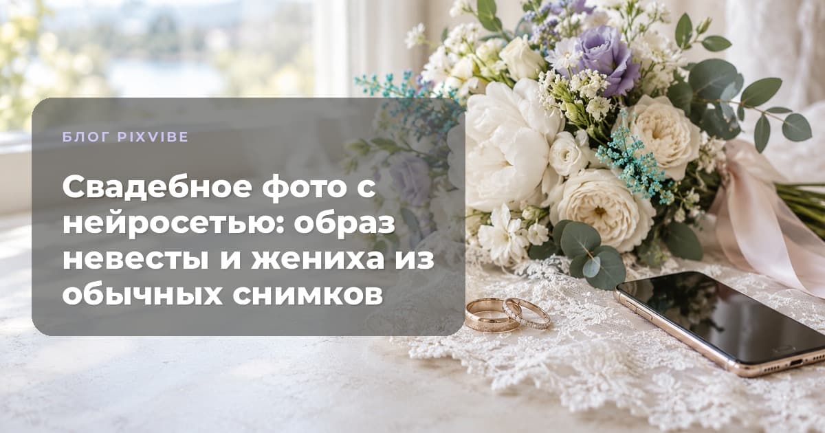 Свадебное фото с нейросетью в 2026 году: образ невесты и жениха из обычных снимков и границы ИИ