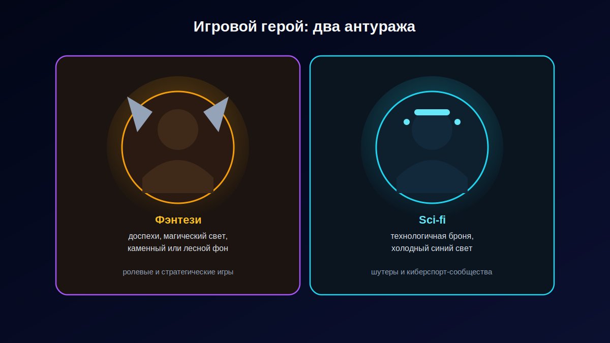 Драматичный игровой портрет с фэнтезийным антуражем для профиля Steam